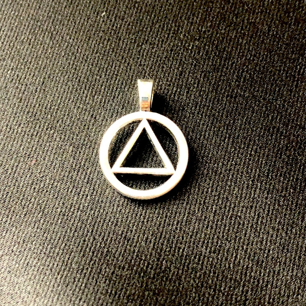 Alcoholics Anonymous pendant for jewelry making